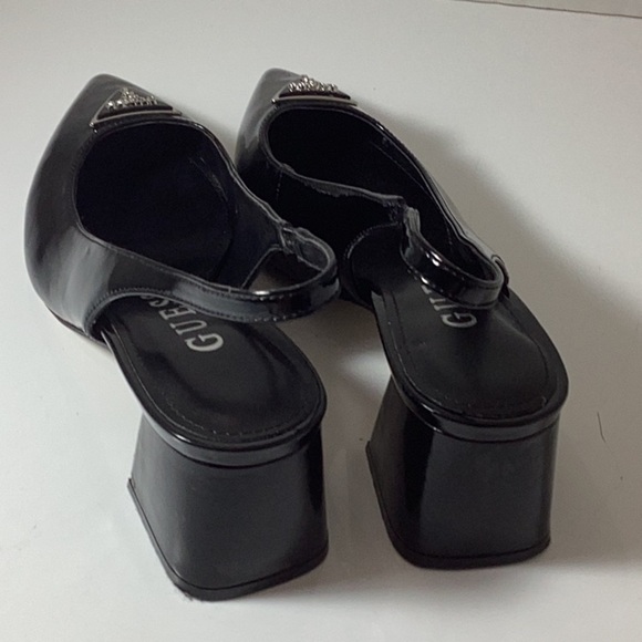 Guess Zanda Slingback Block Heels in Patent Leather - Picture 9 of 12